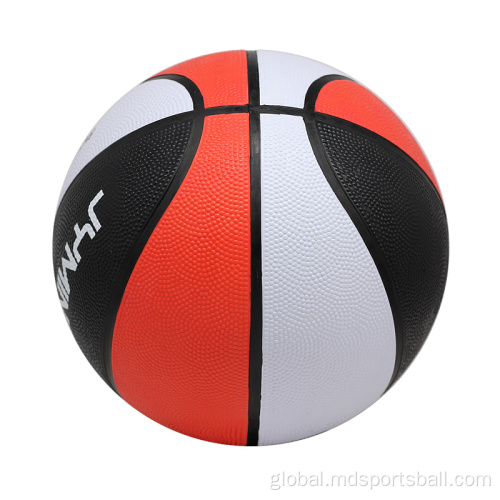 Cheap Rubber Basketballs Custom logo printed rubber basketball size 6 Manufactory